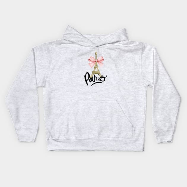 Paris Kids Hoodie by HappyPeeps